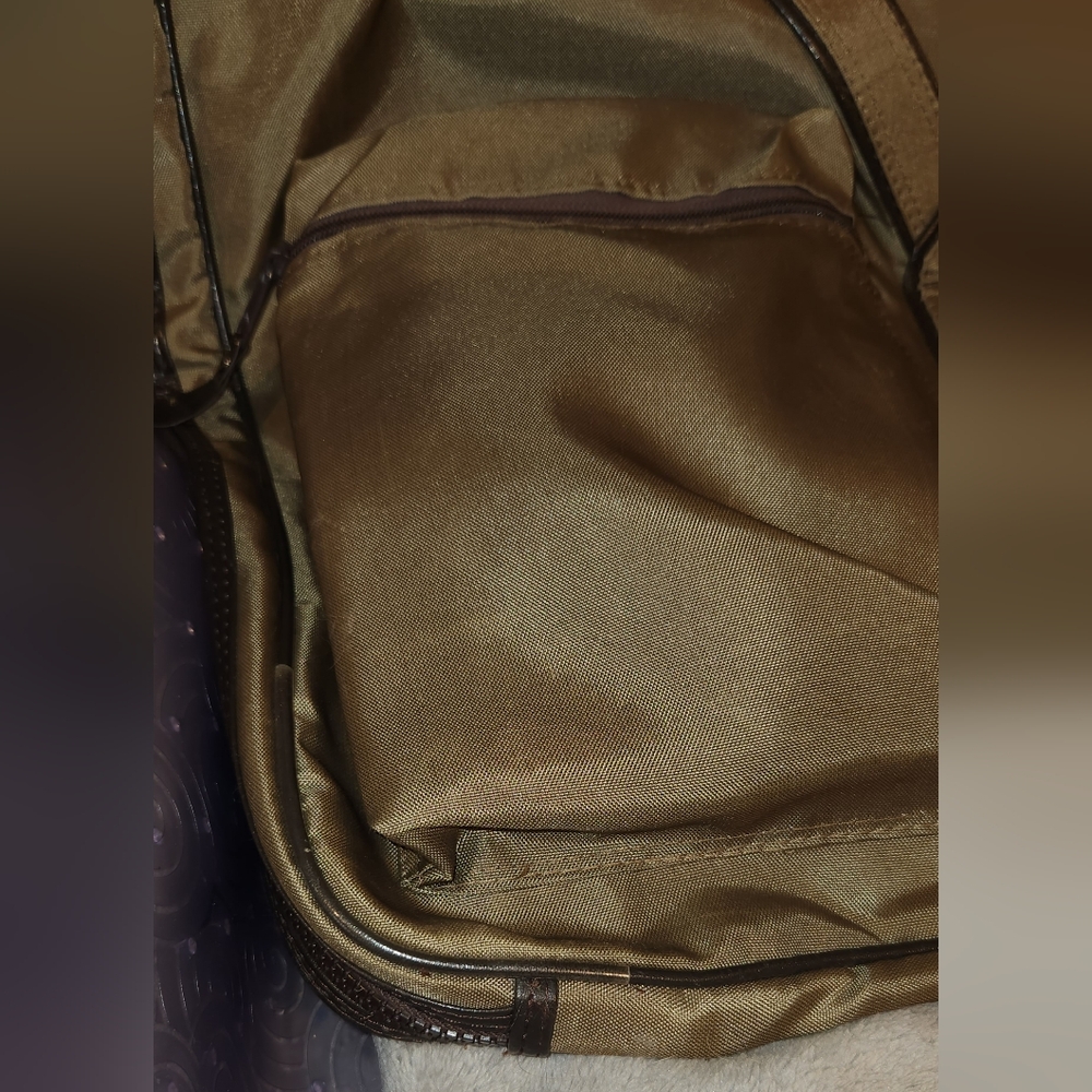 YSL Garment Bag In Army Green & Brown - Picture 13 of 17